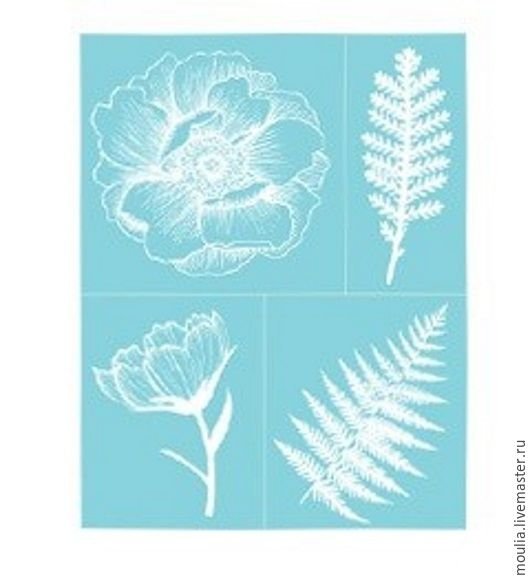 Трафарет ботаника