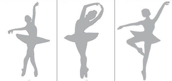 Балерины трафареты для вырезания