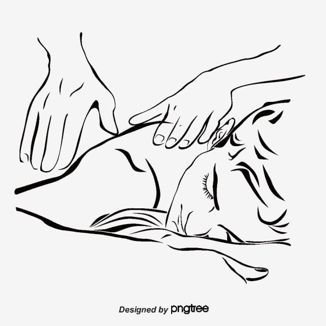 Массаж нарисованный