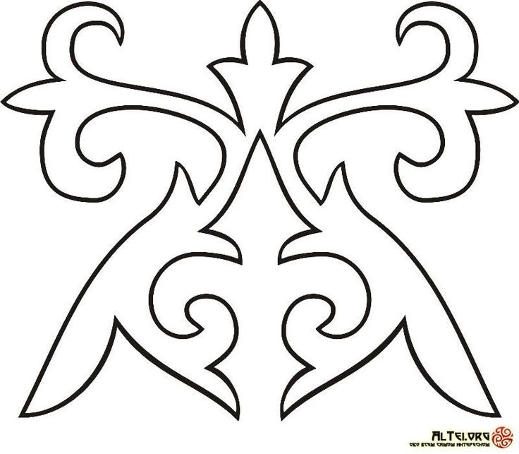 Казахский национальный узор орнамент