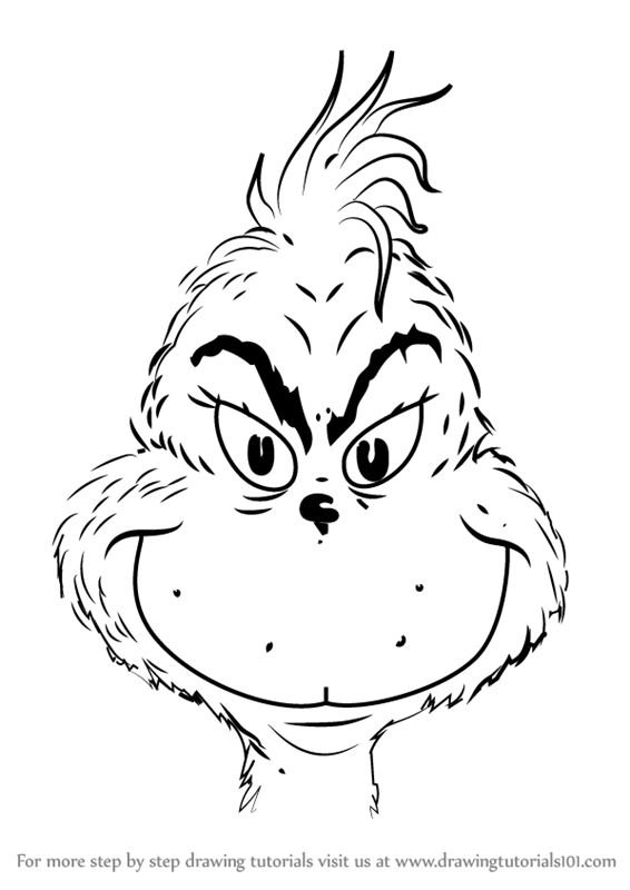 Гринч рисунок