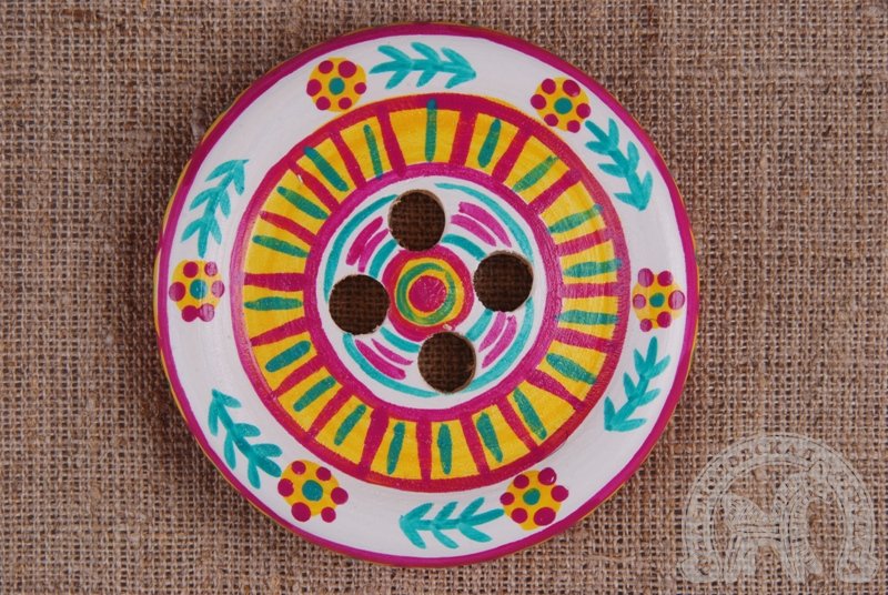 Филимоновский узор в круге