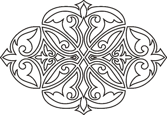 Казахские узоры