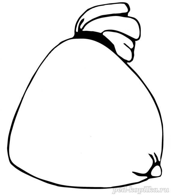 Мешок дедаморо раскраска