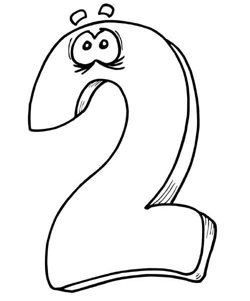 Смешная цифра 2