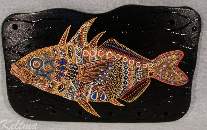 Точечная роспись панно