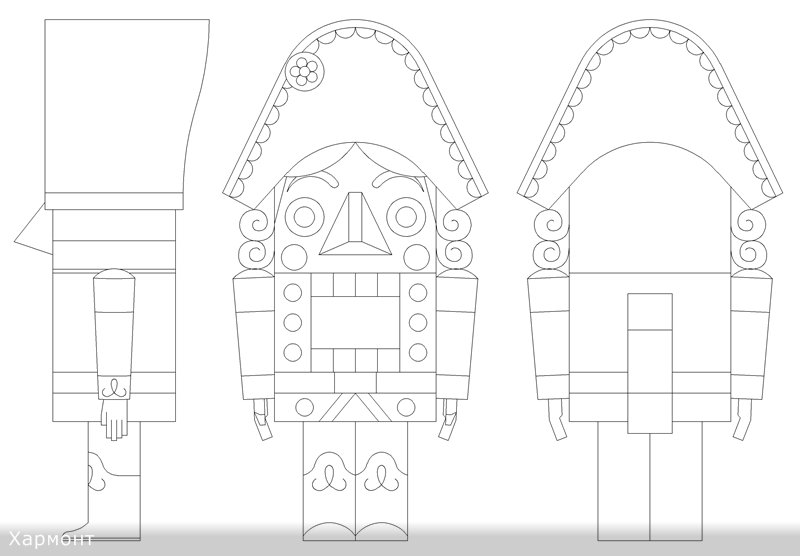 Детали для Щелкунчика