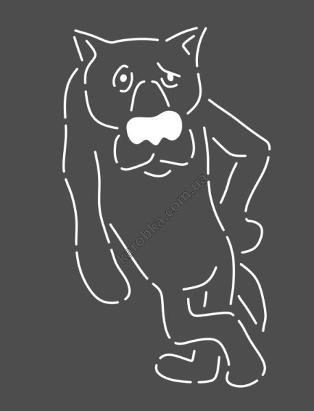 Жил был пес трафарет