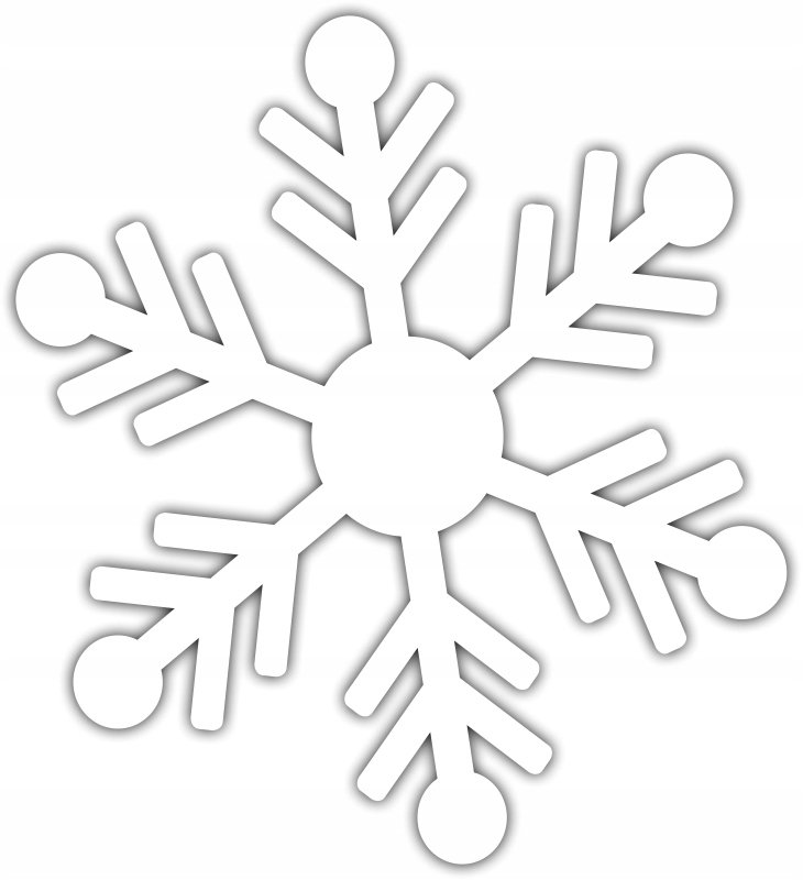 Шаблоны снежинок