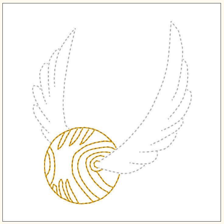 Снитч из Гарри Поттера Крылья