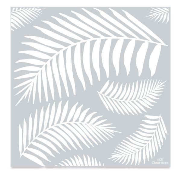 Трафарет листья для стен