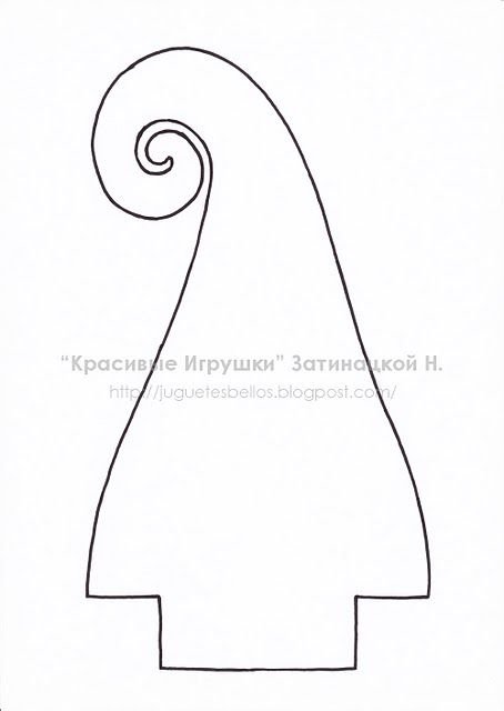 Елочка Тильда выкройка