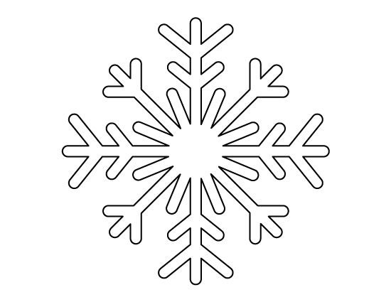 Шаблоны снежинок