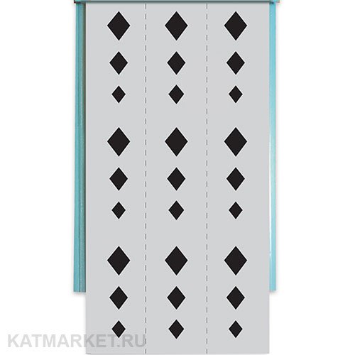 Трафарет ромбы