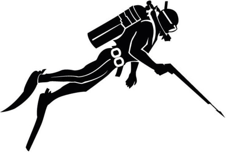 Водолаз клипарт