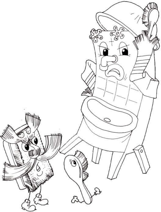 Раскраски по сказкам Корнея Чуковского для малышей