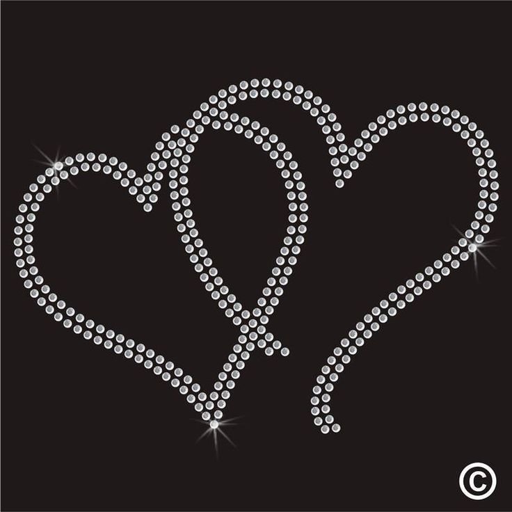 Трафареты красивые для страз