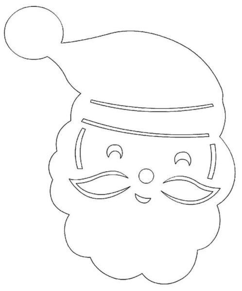 Вытынанки новогодние для украшения окон Снеговики