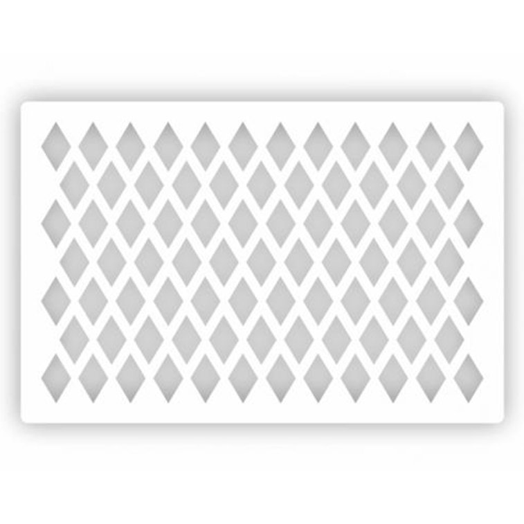 Трафарет ромбы для кожи