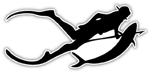 Наклейки на авто подводная охота