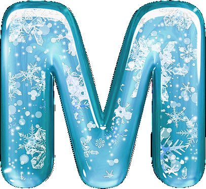 Снежные буквы