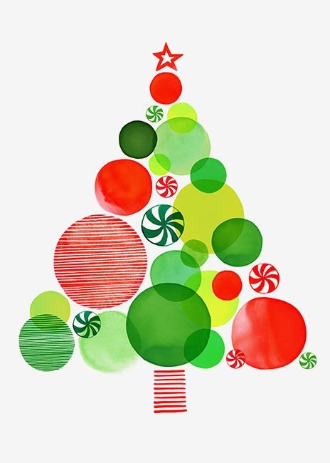 Стилизованные елки