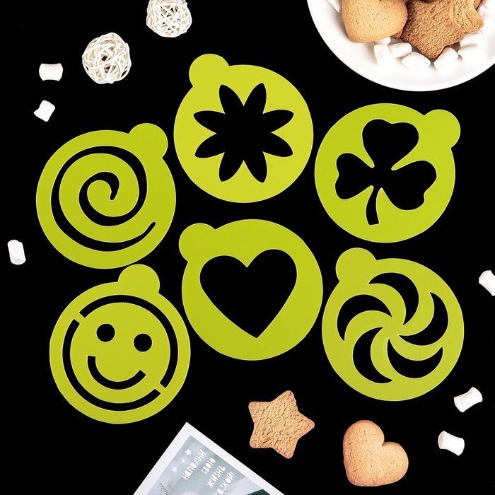 Трафареты для декора выпечки