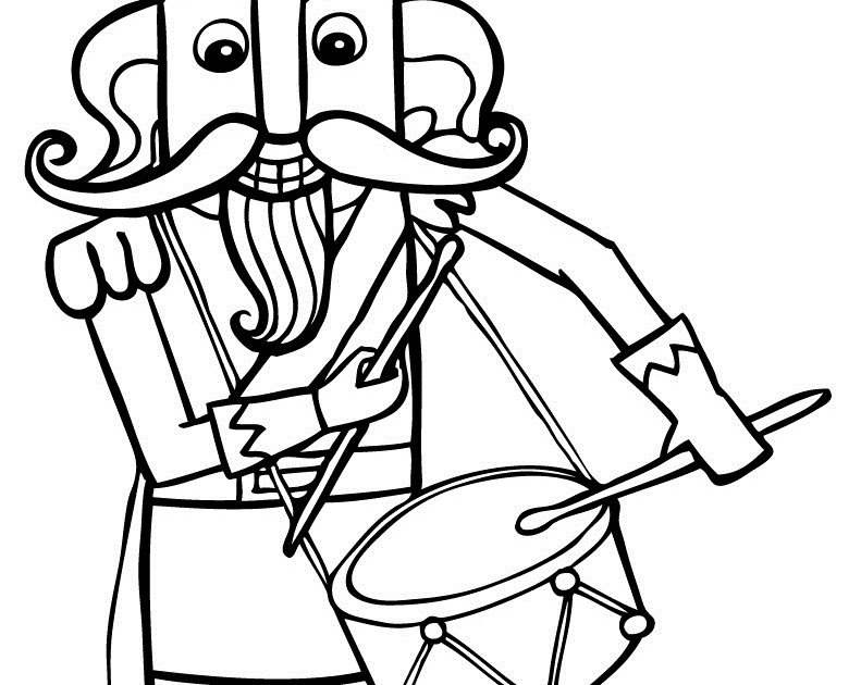 Щелкунчик Чайковского раскраска