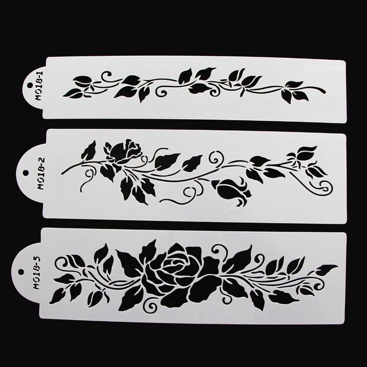 Узоры для торта трафарет