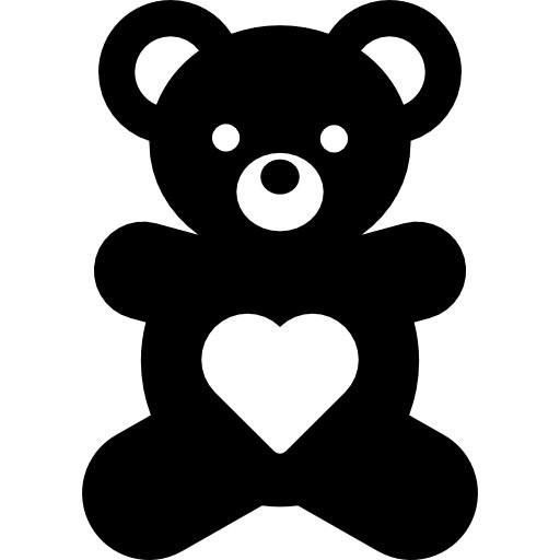 Мишка трафарет