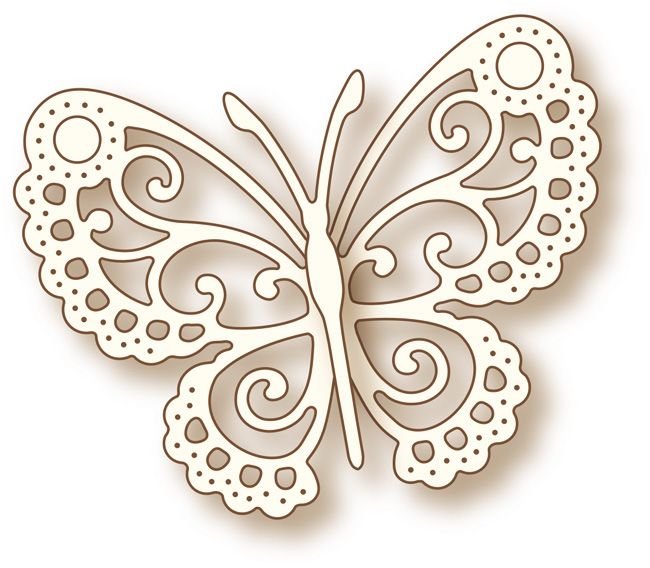 Трафареты бабочек для декора
