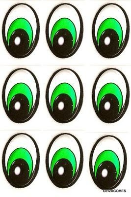 Трафареты глаз для поделок