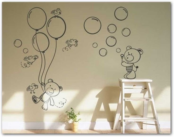 Декор стен в детском саду