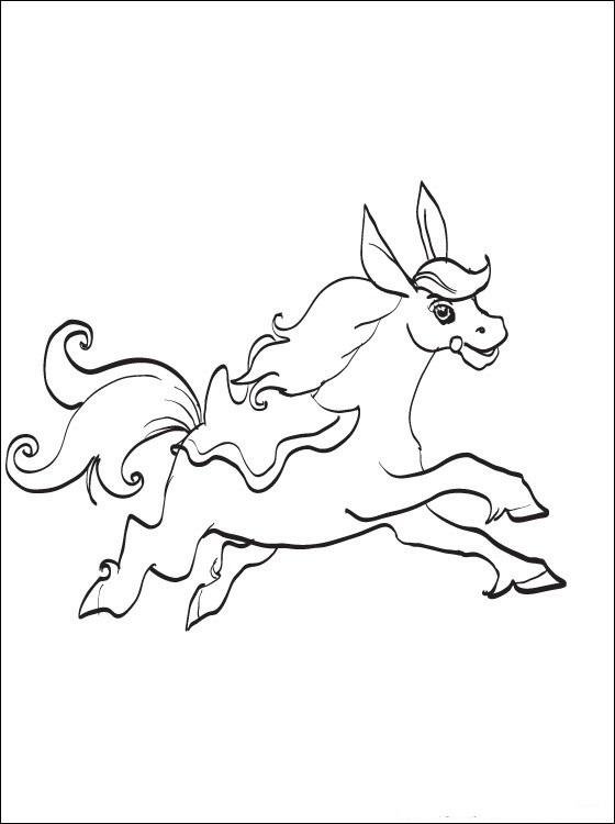 Раскраска по сказке конек горбунок для детей