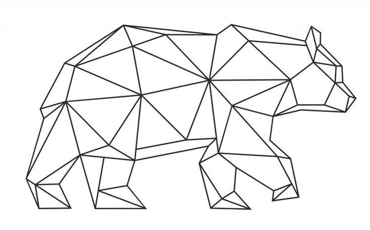 Геометрические фигуры животных