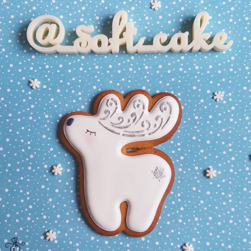 Пряник Олененок новогодний