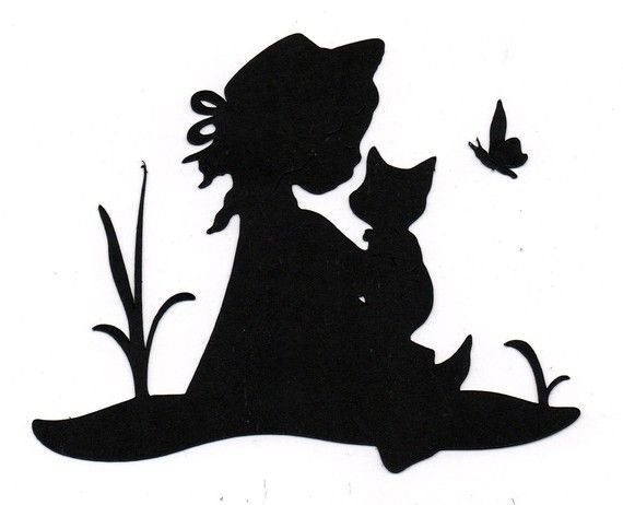 Вырезать из бумаги силуэты