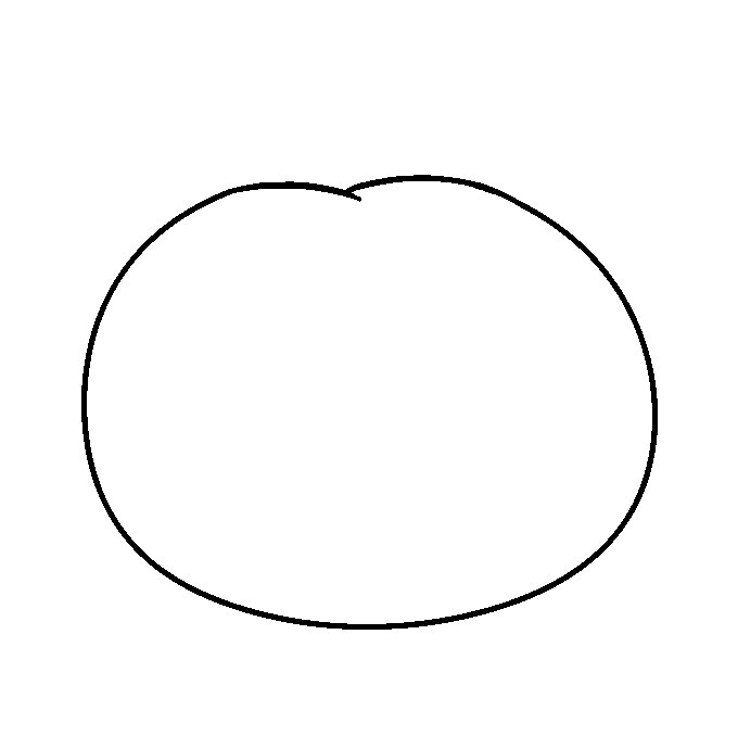 Помидор трафарет для вырезания