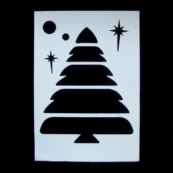 Трафареты на новый год для искусственного снега