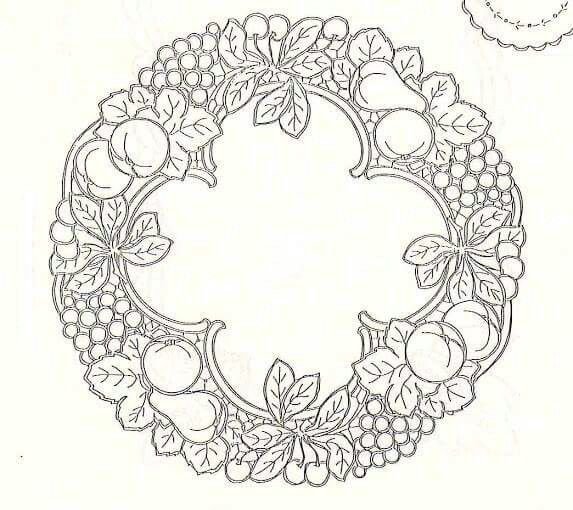 Схема точечной росписи Ришелье