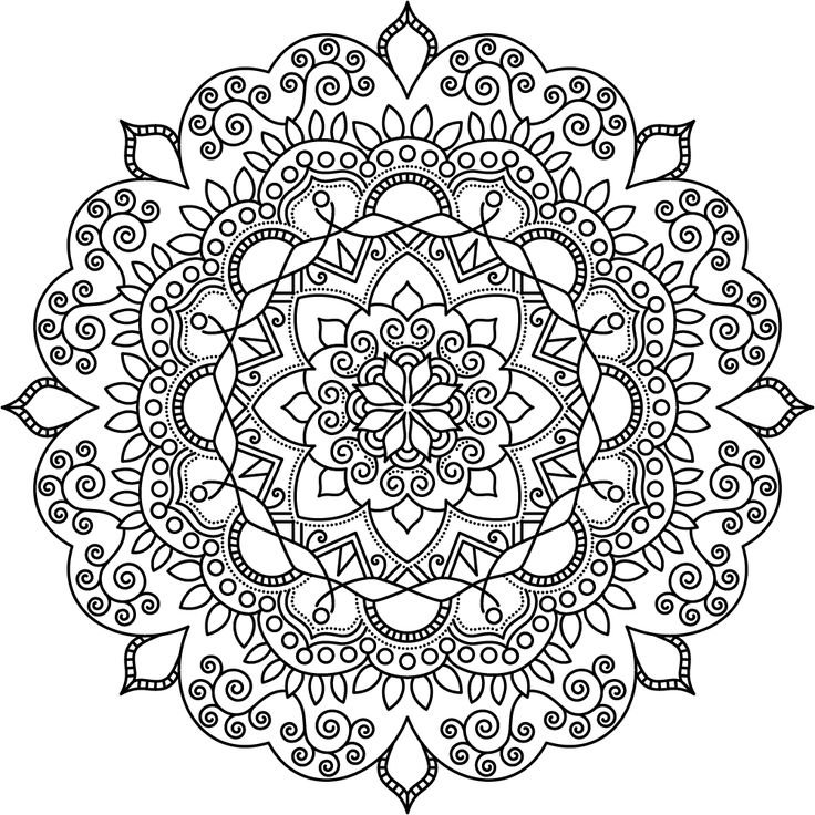 Восточный орнамент Мандала