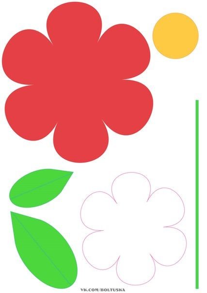 Заготовки для бумажных цветов