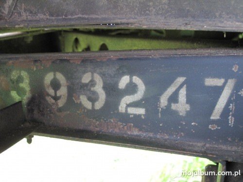 Номер шасси ГАЗ 69