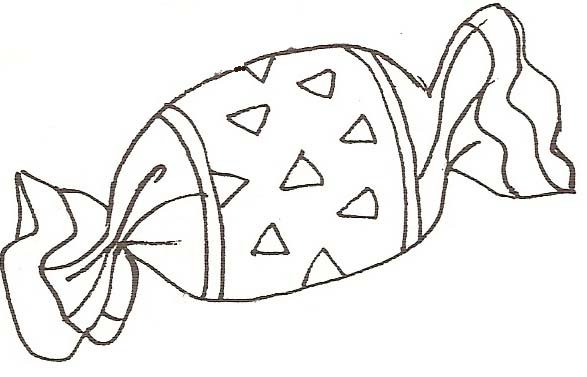 Конфеты для раскрашивания для детей