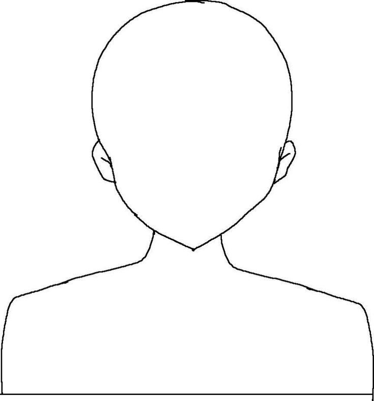 Заготовки головы для рисования