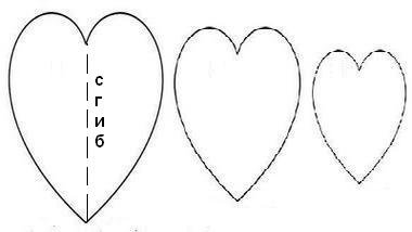 Сердечко шаблон
