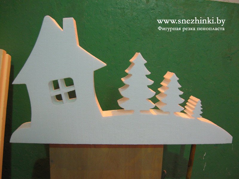 Фигурки из пенопласта для новогодних поделок