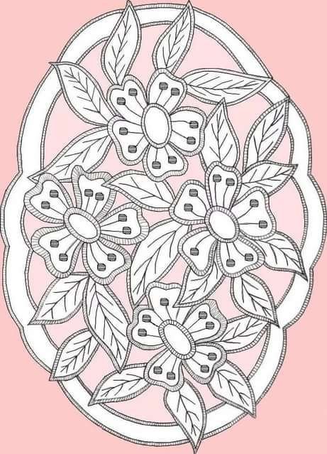 Салфетки Ришелье схемы