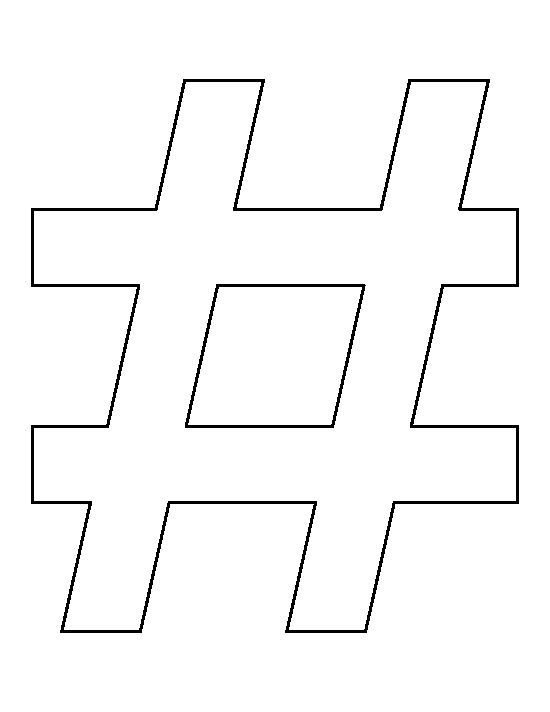 Хештег для печати