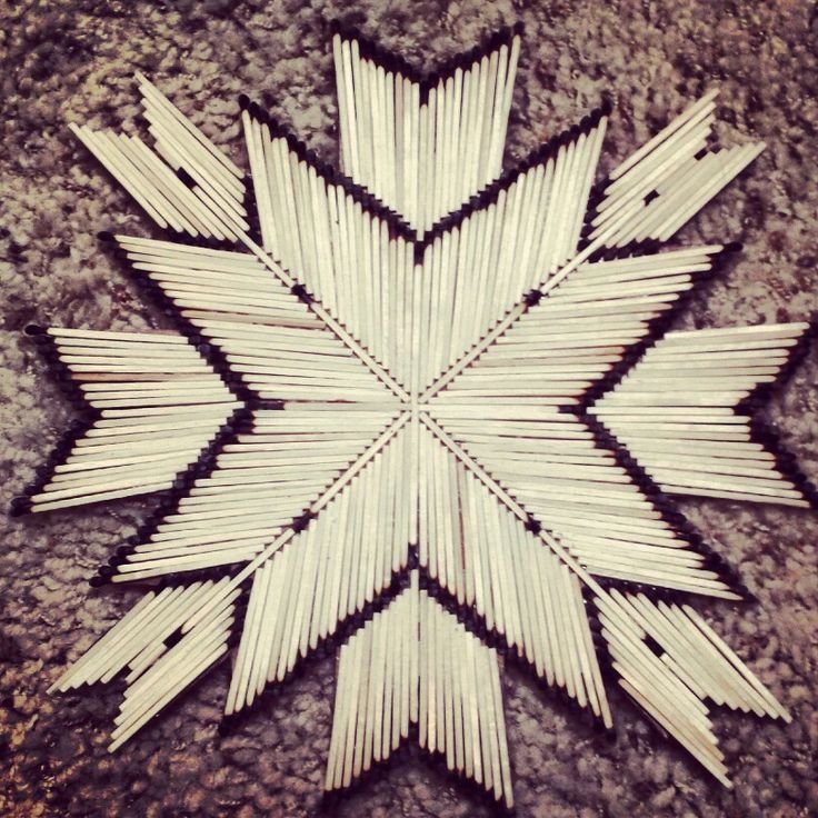 Панно из спичек